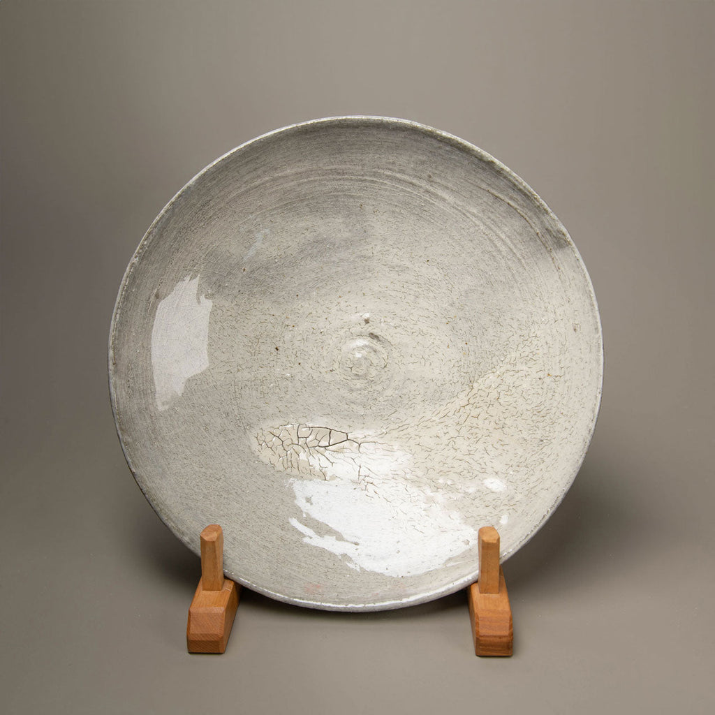 Bol peu profond – Glaçure grise