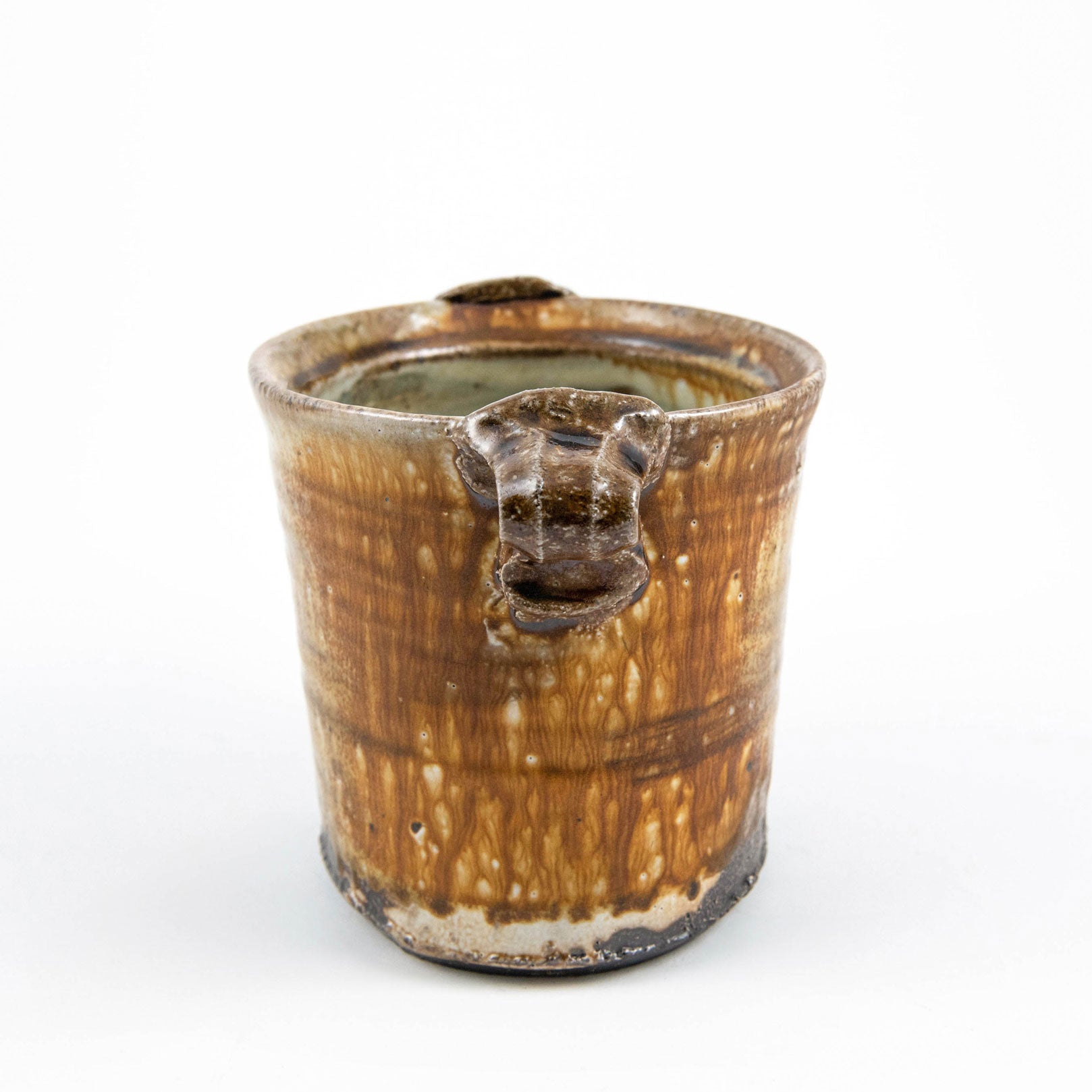 Plat ovale moyen avec poignées – Porcelaine coulée, cuit au sel