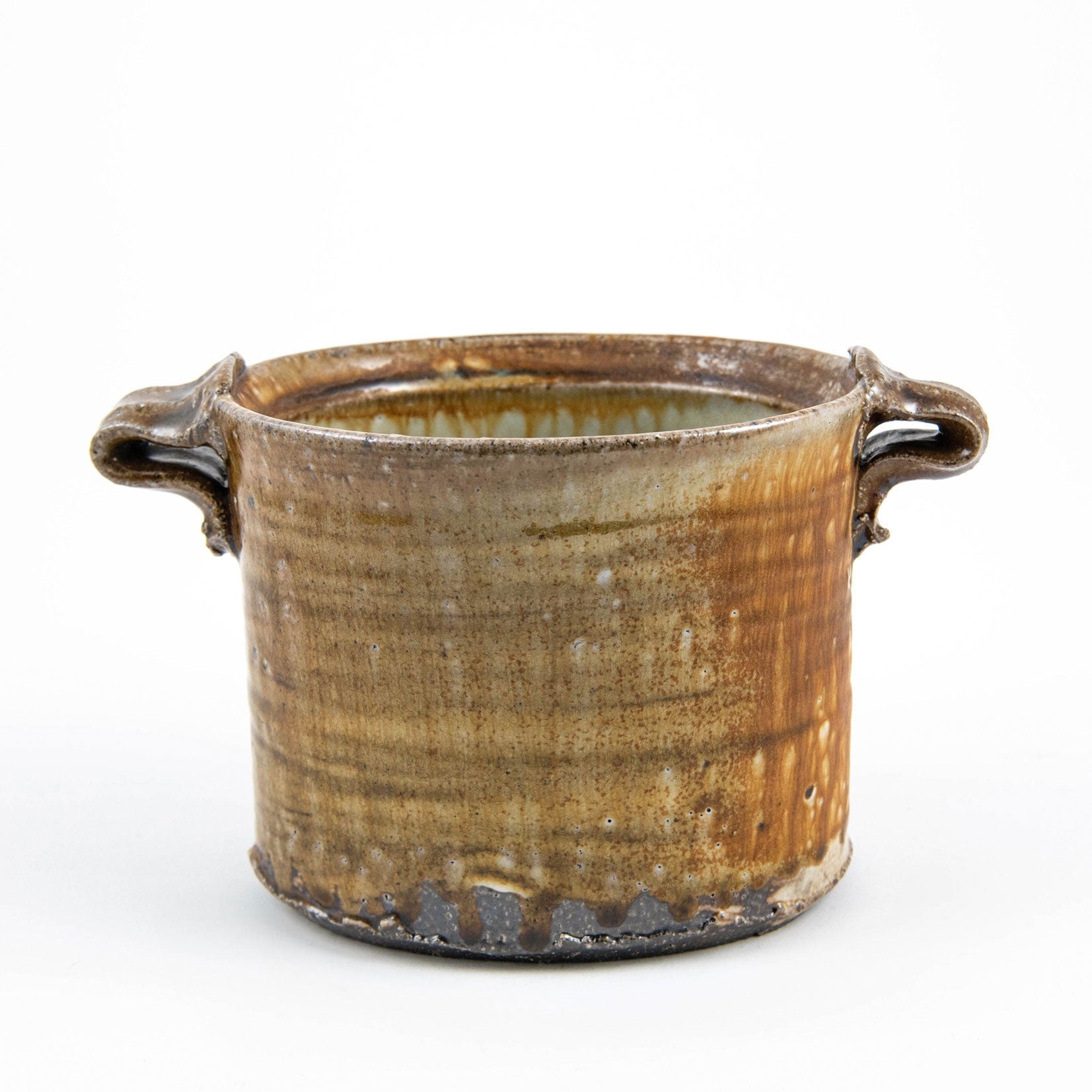 Plat ovale moyen avec poignées – Porcelaine coulée, cuit au sel