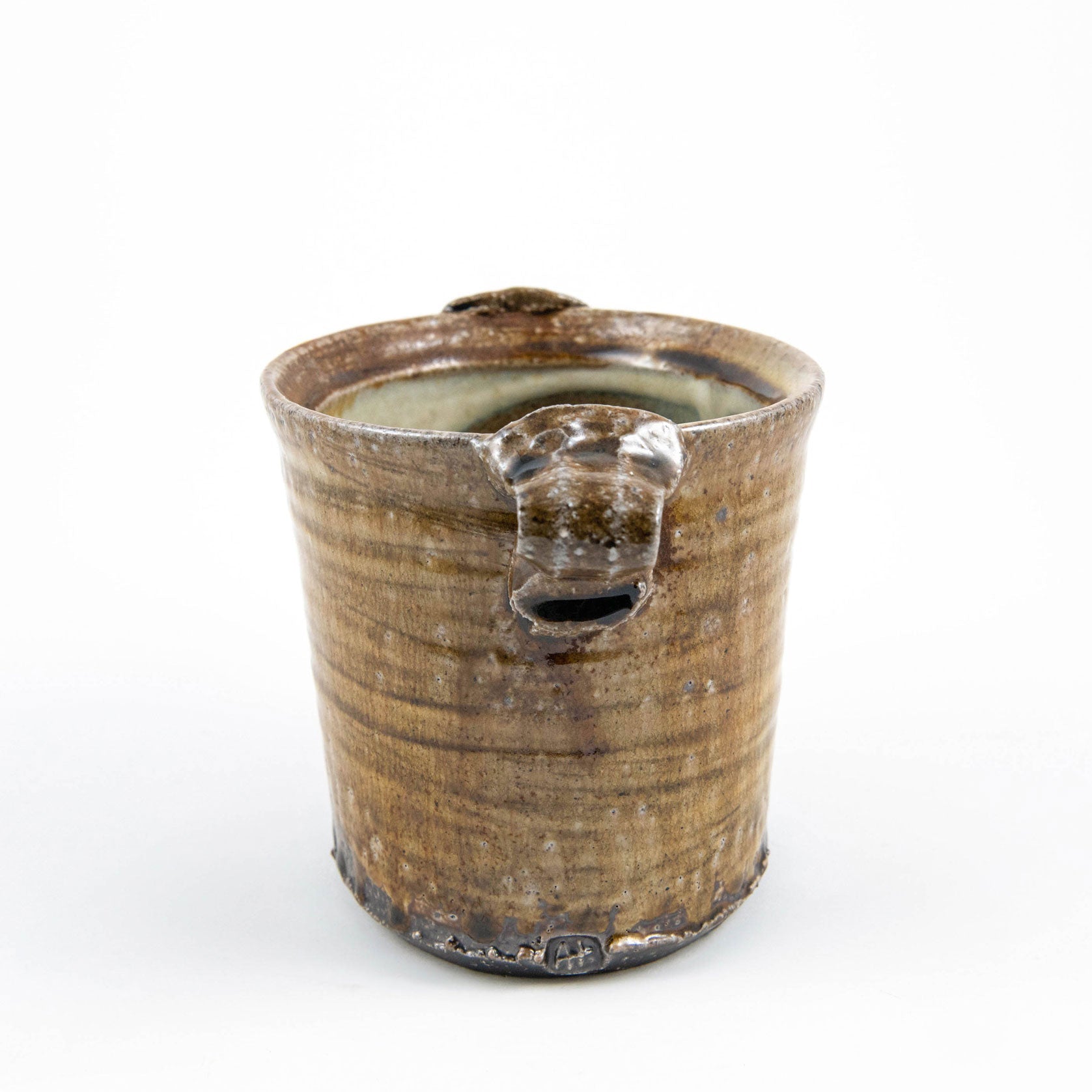 Plat ovale moyen avec poignées – Porcelaine coulée, cuit au sel