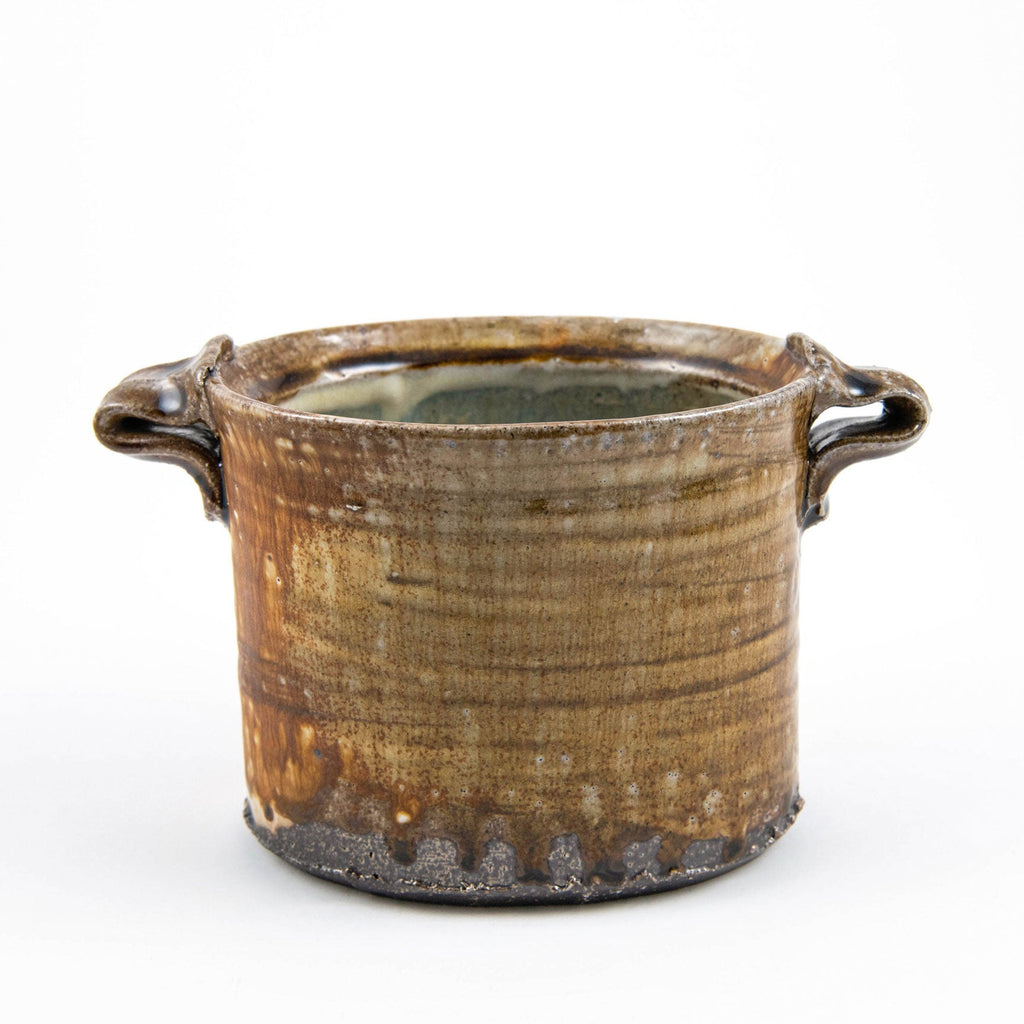 Plat ovale moyen avec poignées – Porcelaine coulée, cuit au sel