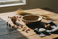 Carved Bowl Rich Lifestyle Scene