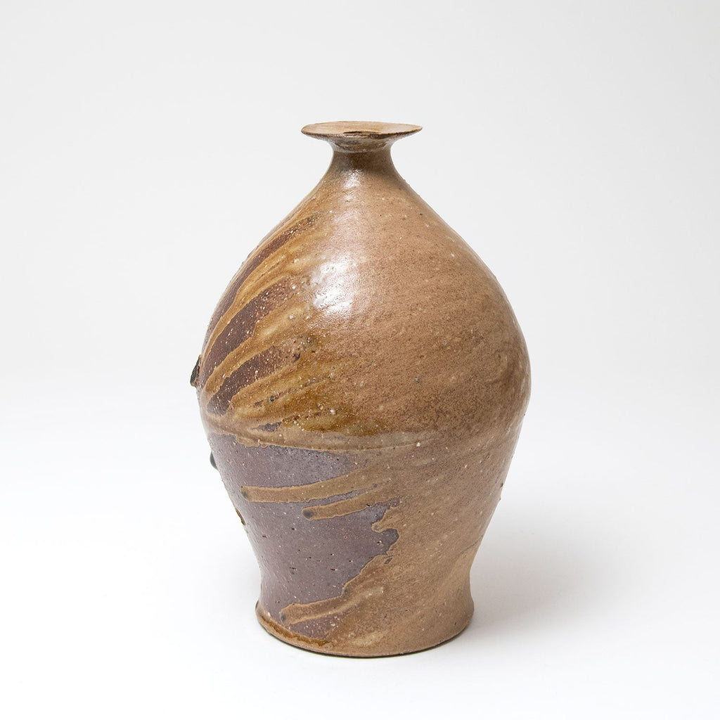 Vase – Gris cendré haut cuit au bois