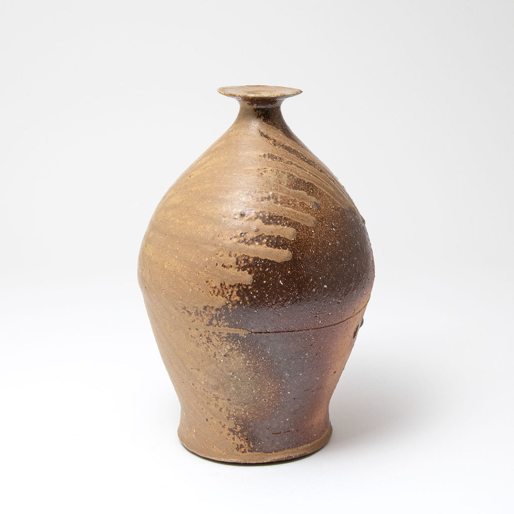 Vase – Gris cendré haut cuit au bois