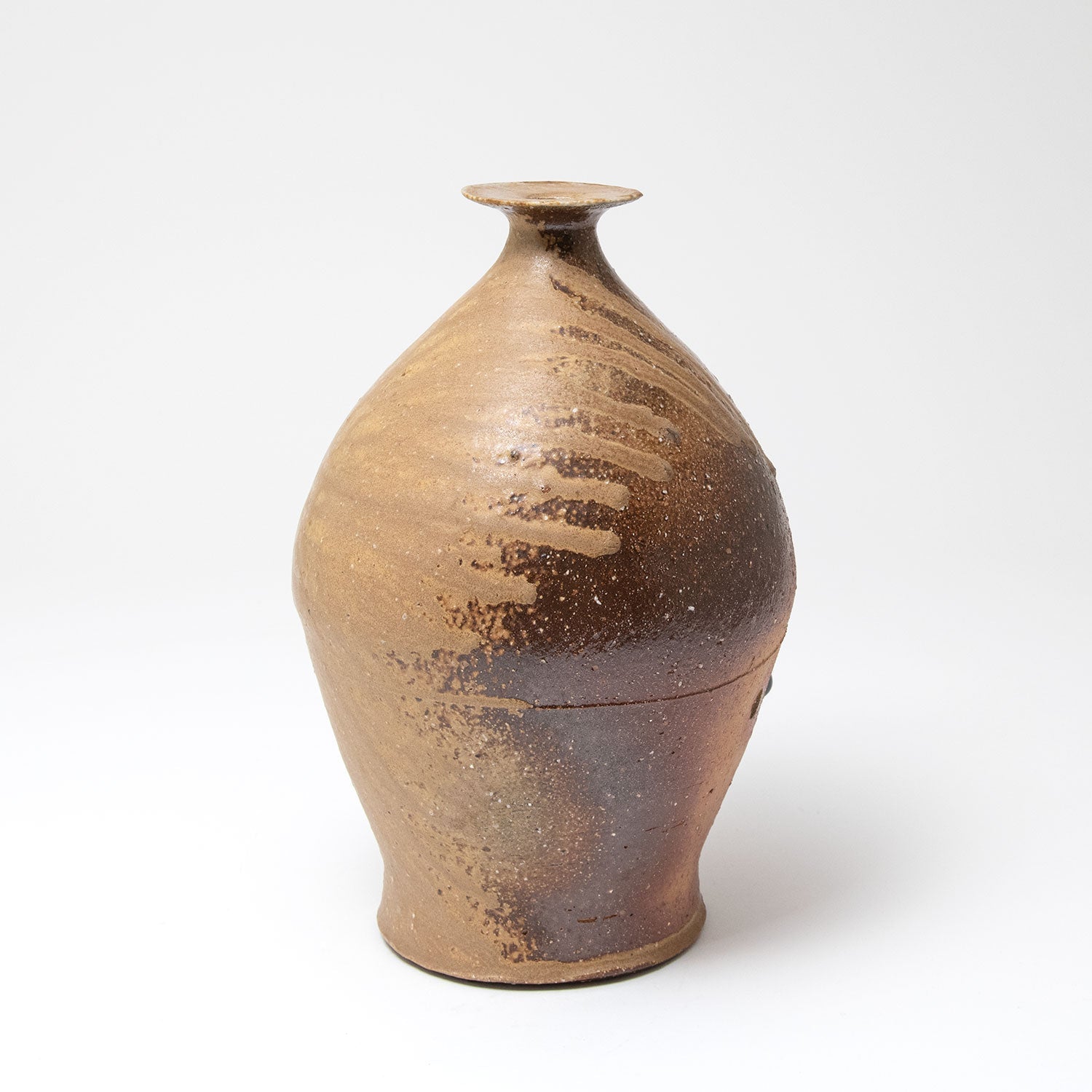 Vase – Gris cendré haut cuit au bois