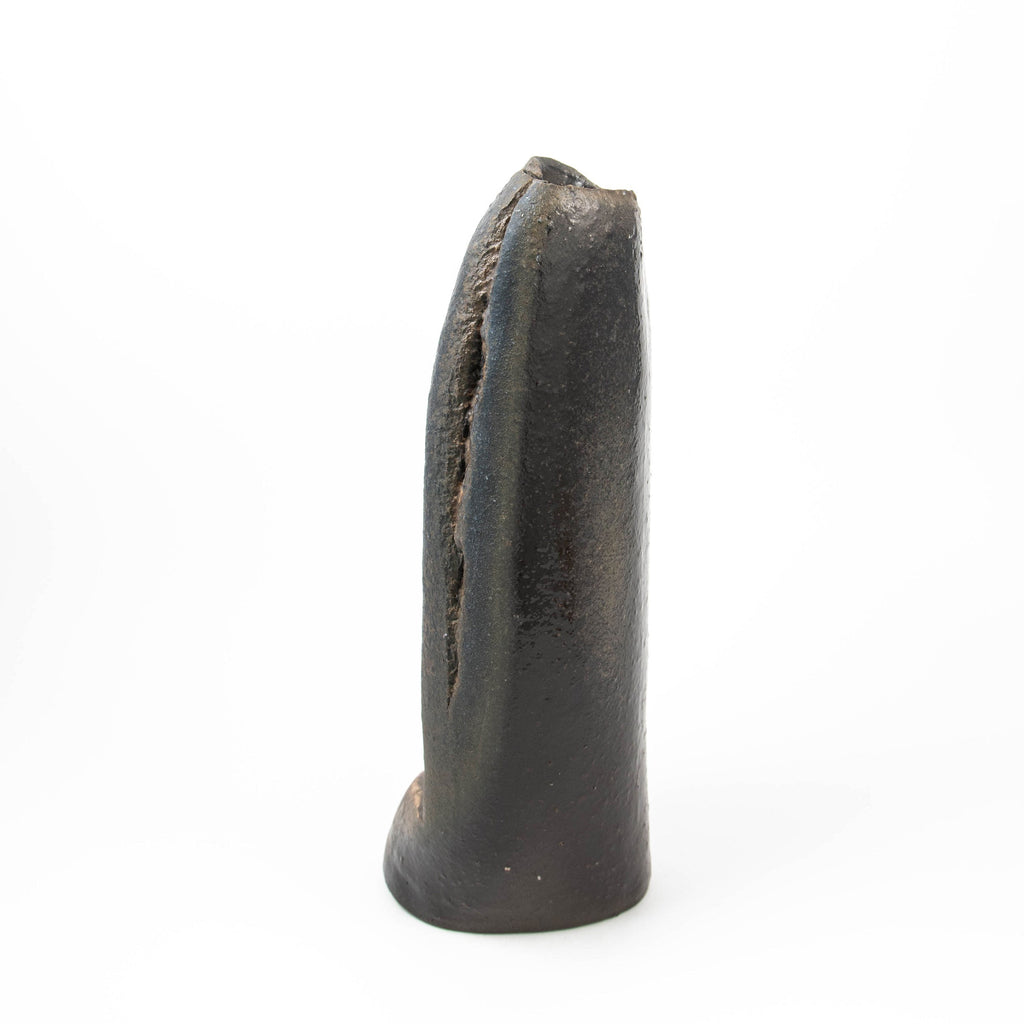 Vase Damon – Noir, cuit au bois
