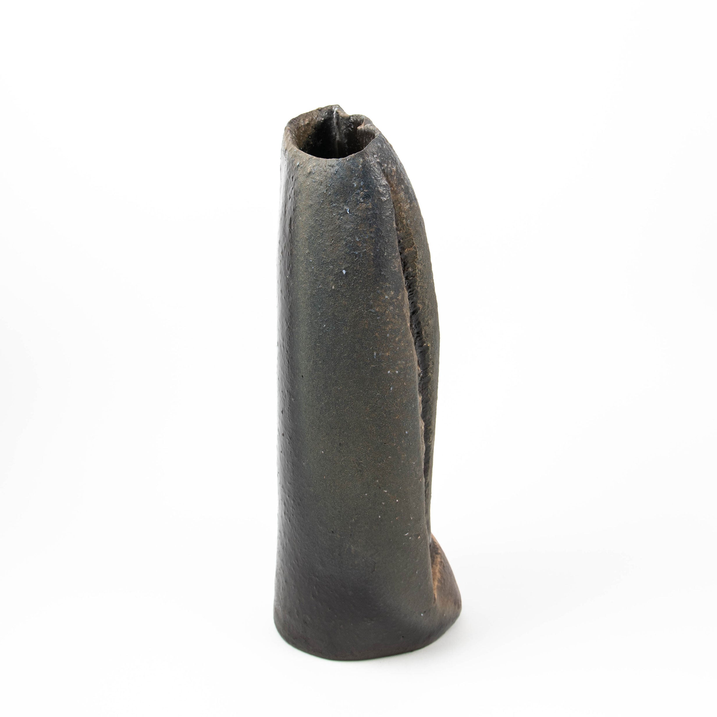 Vase Damon – Noir, cuit au bois
